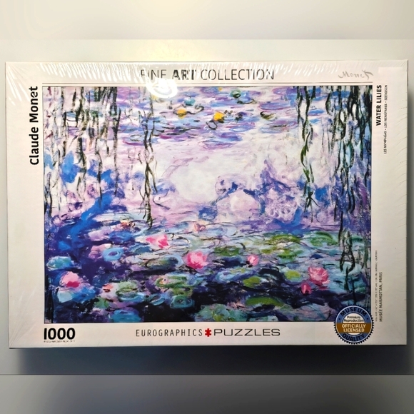 Eurographics Claude Monet Water Lillies 1000-Piece Jigsaw Puzzle - Picture 8 of 9